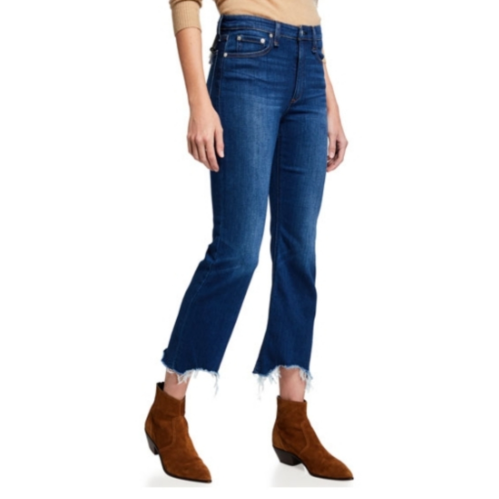 Rag & Bone Nina High-Rise Ankle Flare Jeans Weekends Size 25 NEW - Picture 1 of 17